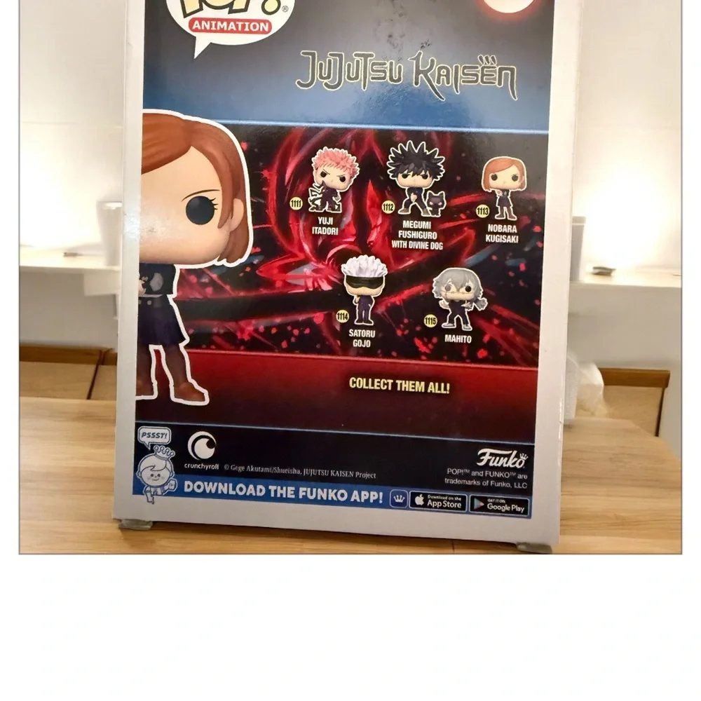 Funko Pop Animation Figure with Brown Hair and Blue Outfit 1113​ - Picture 2 of 6